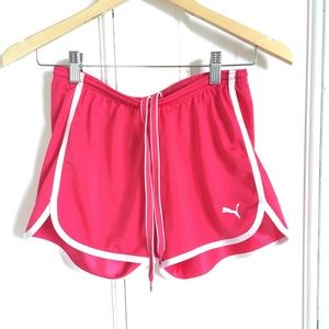 Puma Retro Style Track Shorts Hot Pink S